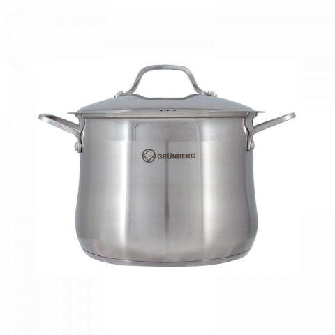 Oale si Cratite - Oala din inox cu capac din inox 38 cm 30.8L Grunberg
