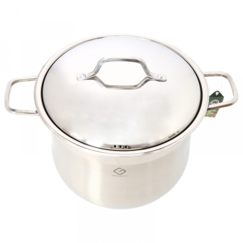Oala din inox cu capac din inox 38 cm 30.8L Grunberg [3]