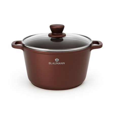 Oale si Cratite - Oala Blaumann 6.2L Ceramica Cu Capac De Sticla