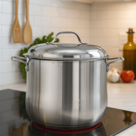 Oala inox cu capac 7.2 l 22 cm Grunberg [2]