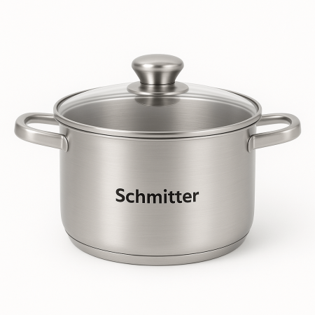 Oale si Cratite - Oală Inox Schmitter cu Capac  20 cm 3 Litri