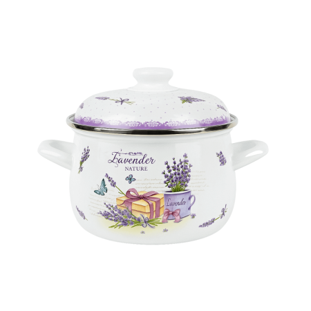Set 2 Oale Emailate cu Capac – 26x16cm (6.5L) & 22x13.8cm (3.9L) [1]