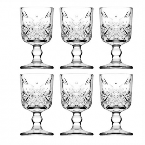 Set Cesti & Pahare - Set 6 Pahare Lichior SRX Timeless cu Picior 60 ml  Eleganță și Rafinemnt pentru Băuturi Fine