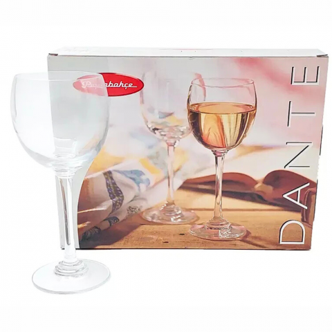 Set Cesti & Pahare - Set 6 Pahare Vin Alb 215 ml  Eleganță pentru Savurarea Vinului Alb
