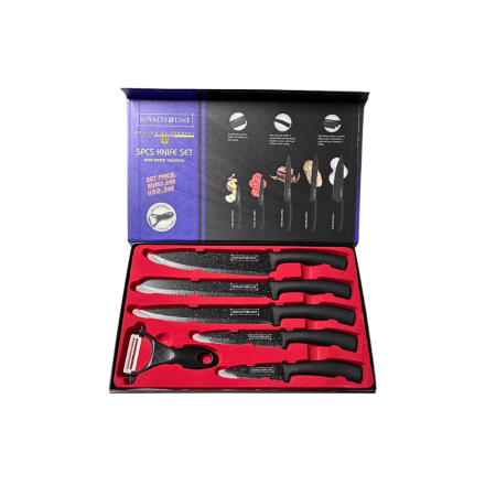 Oferte - Set Cutite Royalty Line 6 Piese Strat Antiaderent Design German