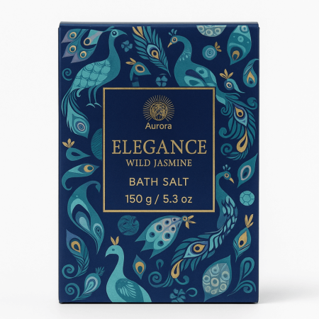Set Cadou Aurora Elegance Wild Jasmine – Gel de Duș, Loțiune, Scrub, Unt de Corp, Sare de Baie, Prosop [6]