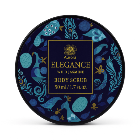 Set Cadou Aurora Elegance Wild Jasmine – Gel de Duș, Loțiune, Scrub, Unt de Corp, Sare de Baie, Prosop [3]