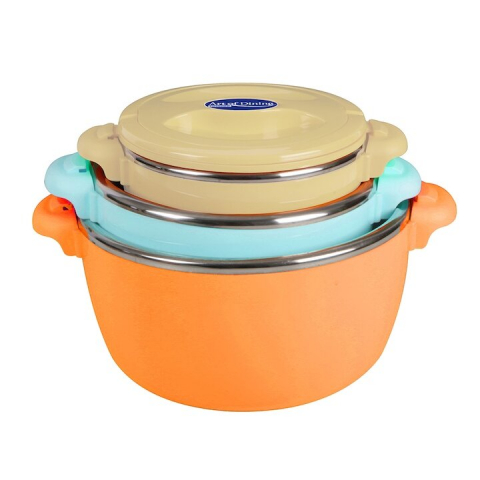 Set Caserole Termice Belly cu Capac – Capacități 2L, 4L și 6L în Culori Variate [8]