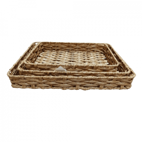 Set de 3 Coșuri Împletite – Eleganță și Funcționalitate în Design Natural [2]