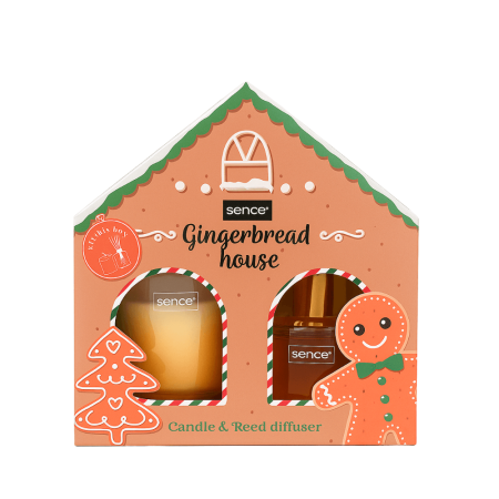 Set Sence Gingerbread House – Lumânare Parfumată și Difuzor cu Bețișoare [2]