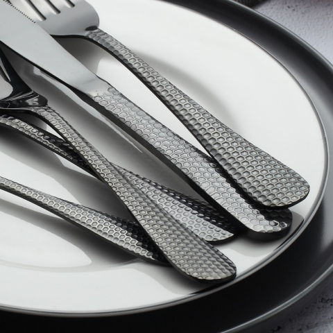 Set Tacâmuri din Inox 30 Piese Grunberg Negru [1]