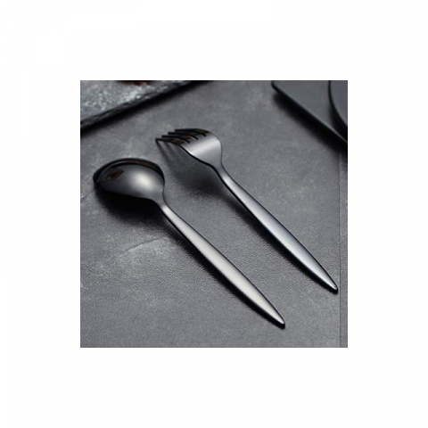 Set Tacâmuri din Inox 30 Piese Grunberg  Negru Platinum [2]