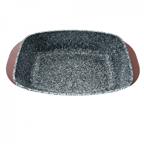 Tavă Ceramică Roster Blaumann Cerastone cu Capac din Sticlă, 32x21x10,6 cm – Performanță de Gătit Superioră cu Capacitate de 6L [1]