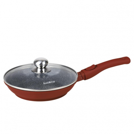 Tigai - Tigaie Heinner Calabria 24 cm din Aluminiu cu Capac și Mâner Detașabil