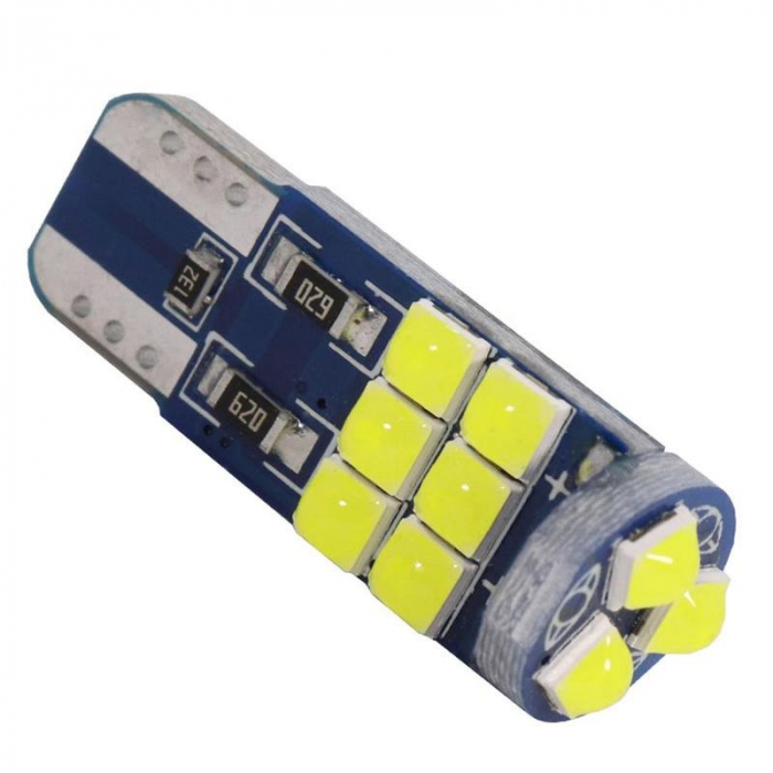 Bec led W5W Alb [2]