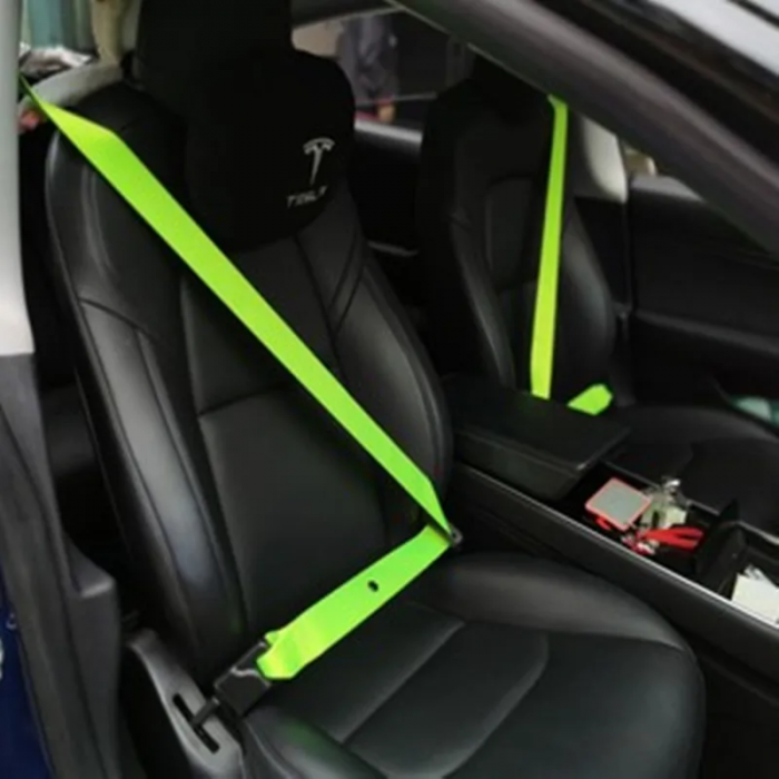 2 Bucati Banda Camuflaj Maro pentru centura de siguranta auto [2]