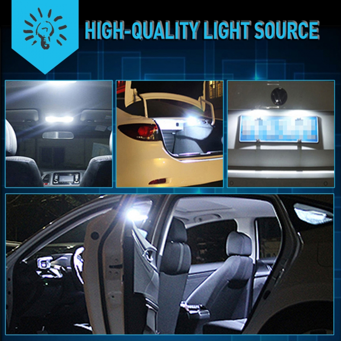 Bec led W5W Alb [7]