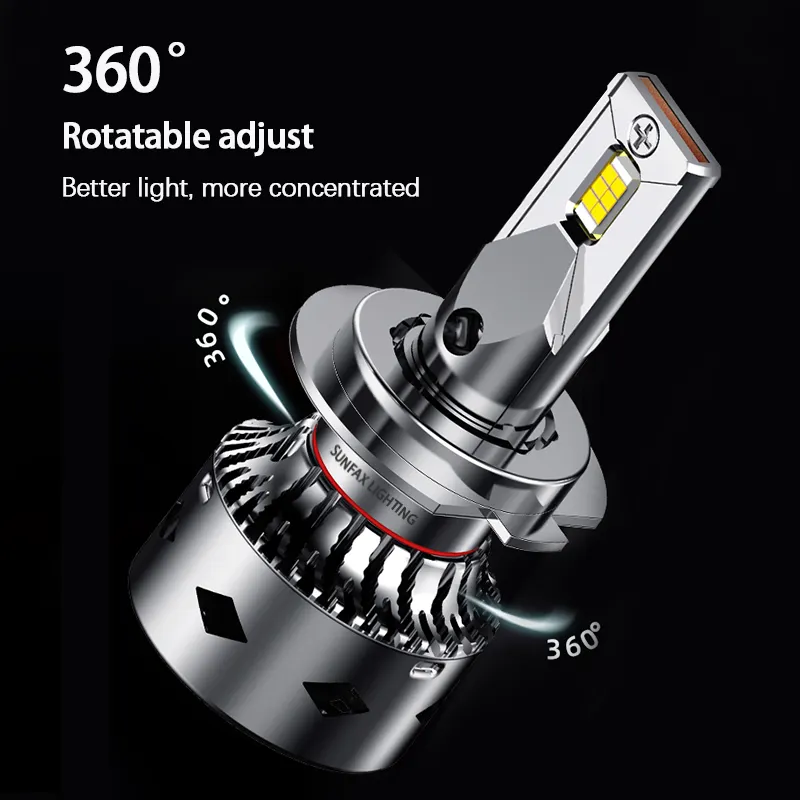 H7 Set becuri led faruri  6000k [4]