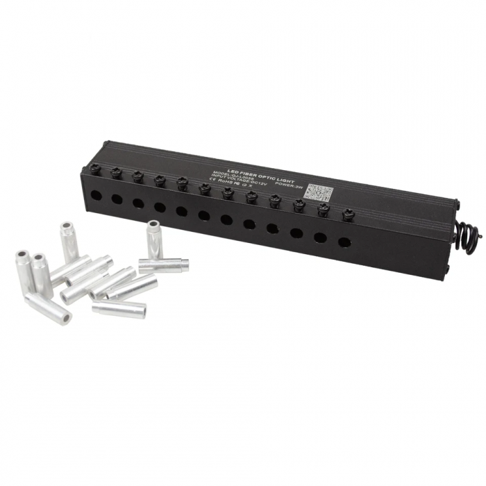 Kit stele cazatoare / meteorit Fibra Optica 12 canale, 200 fire X 0.5 mm X 4 Metri [7]