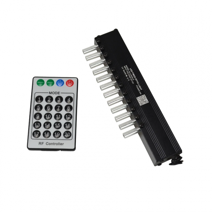Kit stele cazatoare / meteorit Fibra Optica 12 canale, 200 fire X 0.5 mm X 4 Metri [3]