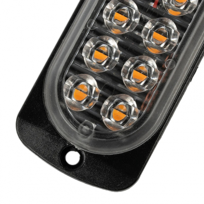 Lampa LED de avertizare galbene ,pentru platforma, ATV, Tractor, Jeep, Off Road,Camion [4]