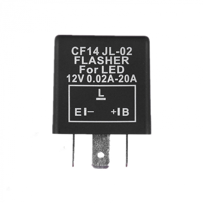 Releu electric led 3 PINI pentru semnalizare auto/moto [2]