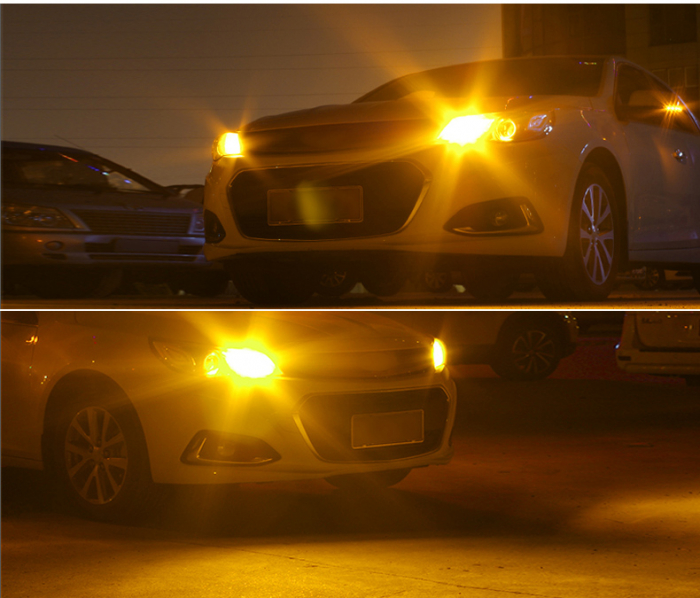 SET 2 Buc Bec Led P21W LUPA Semnalizare [4]