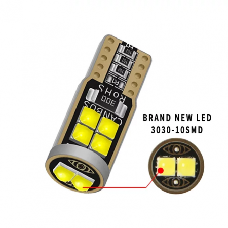 Bec led W5W Alb [5]