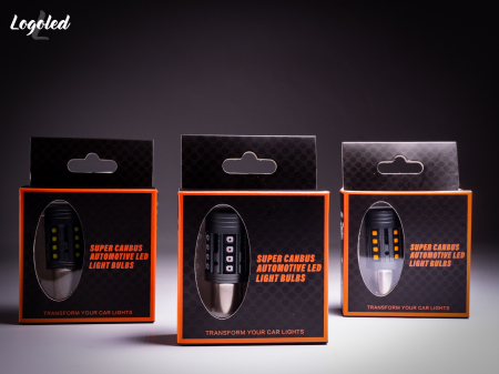 2 Becuri Led P21W Rosu PREMIUM [4]