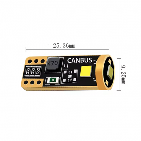 Bec led W5W Alb [3]