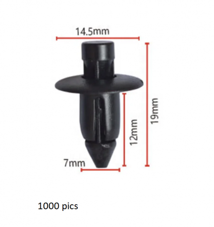 Nituri & Bumbi - Bumbi universali 14.5mm x 19mm x 7mm  Set 10 Buc