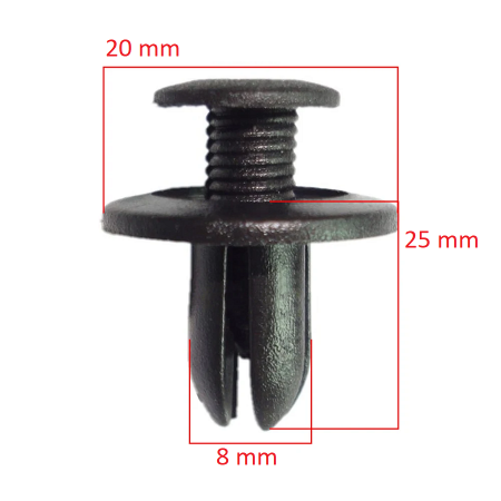 Bumbi universali 25mm x 20mm x 8mm  Set 10 Buc [3]