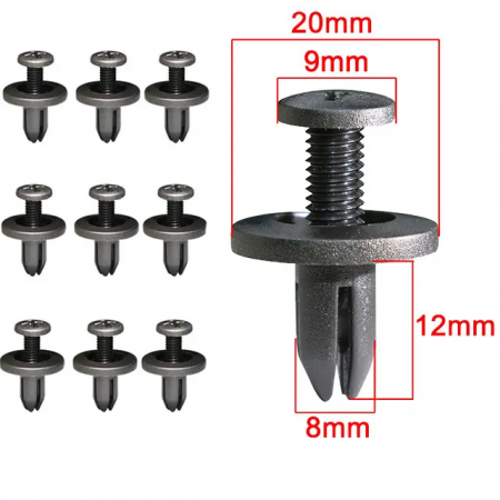 Bumbi universali 25mm x 20mm x 8mm  Set 10 Buc [8]