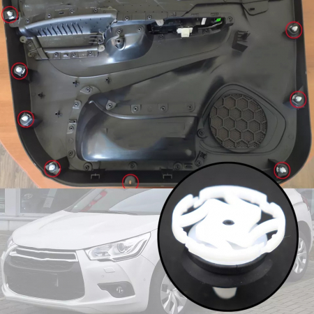 Clipsuri RENAULT CITROEN PEUGEOT OPEL 7703077476 95508766 4401109 12778 9345ZN [8]