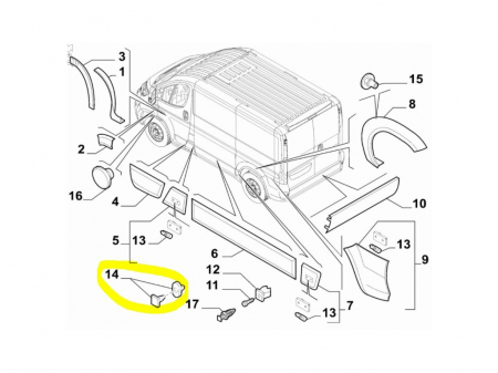 Clipsuri Bandou FIAT DUCATO CITROEN JUMPER PEUGEOT BOXER [2]