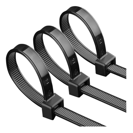 Coliere rapide Negre din plastic 5X250mm [8]