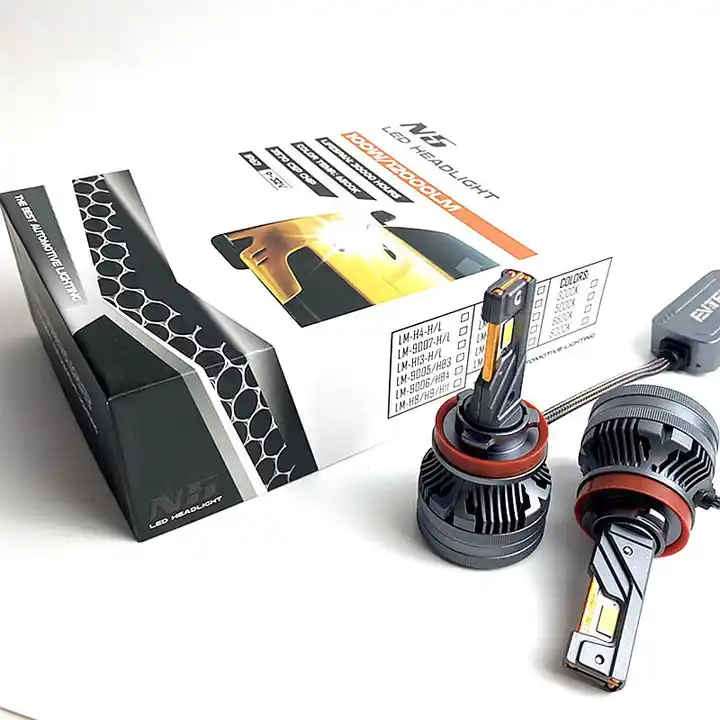 H7 100W 12000 lumen set becuri led faruri [4]