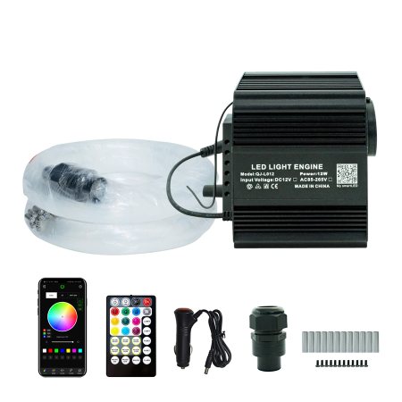 Lumini Ambientala RBG Wireless - Kit Comete + Plafon TWINKL Instelat RGBW 600 Fire X 0.5 mm X 4 Metri si 200 Fire X0.5mmX4metri