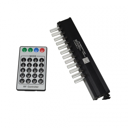 Kit stele cazatoare / meteorit Fibra Optica 12 canale, 200 fire X 0.5 mm X 4 Metri [2]