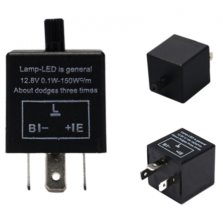 Releu electric led 3 PINI pentru semnalizare auto/moto [6]