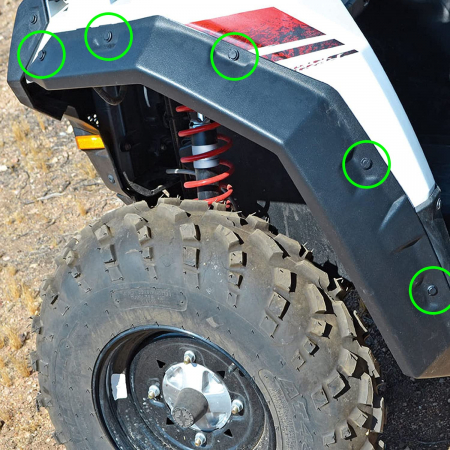 Set 10 bucati bumbi fixare Atv Can Am 293150089 [2]