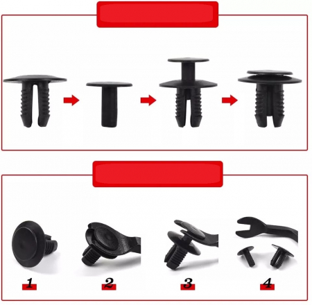 Set 10 bucati bumbi Ford N803946S Chrysler 6502871VW 6L0121136 [3]