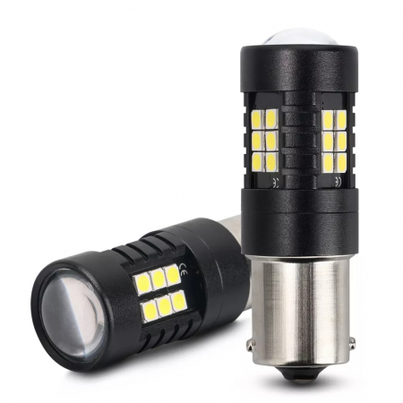 SET 2 Buc Bec Led P21W LUPA Semnalizare [7]