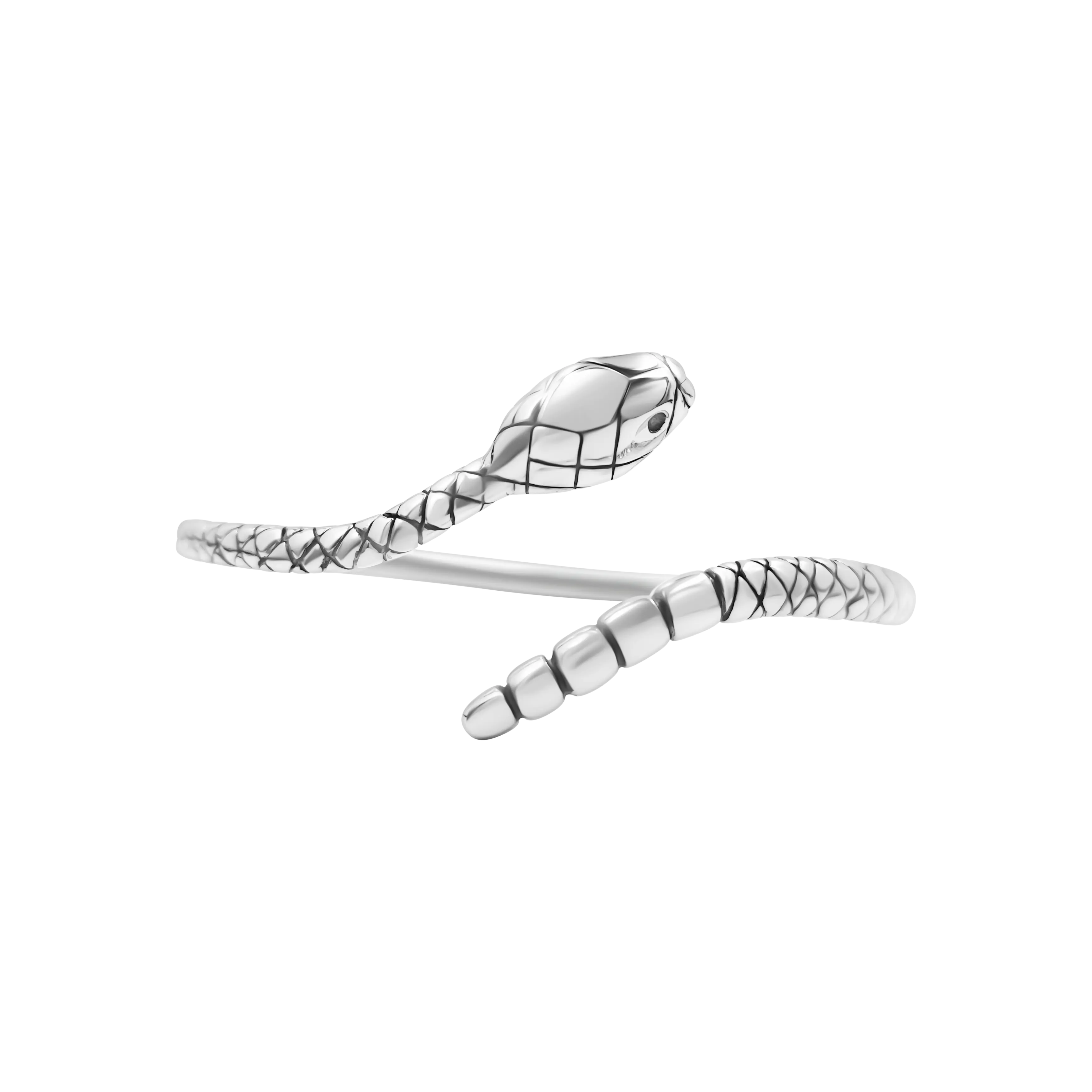 Bratara tip bangle din argint, reglabila, Year of the Snake [2]