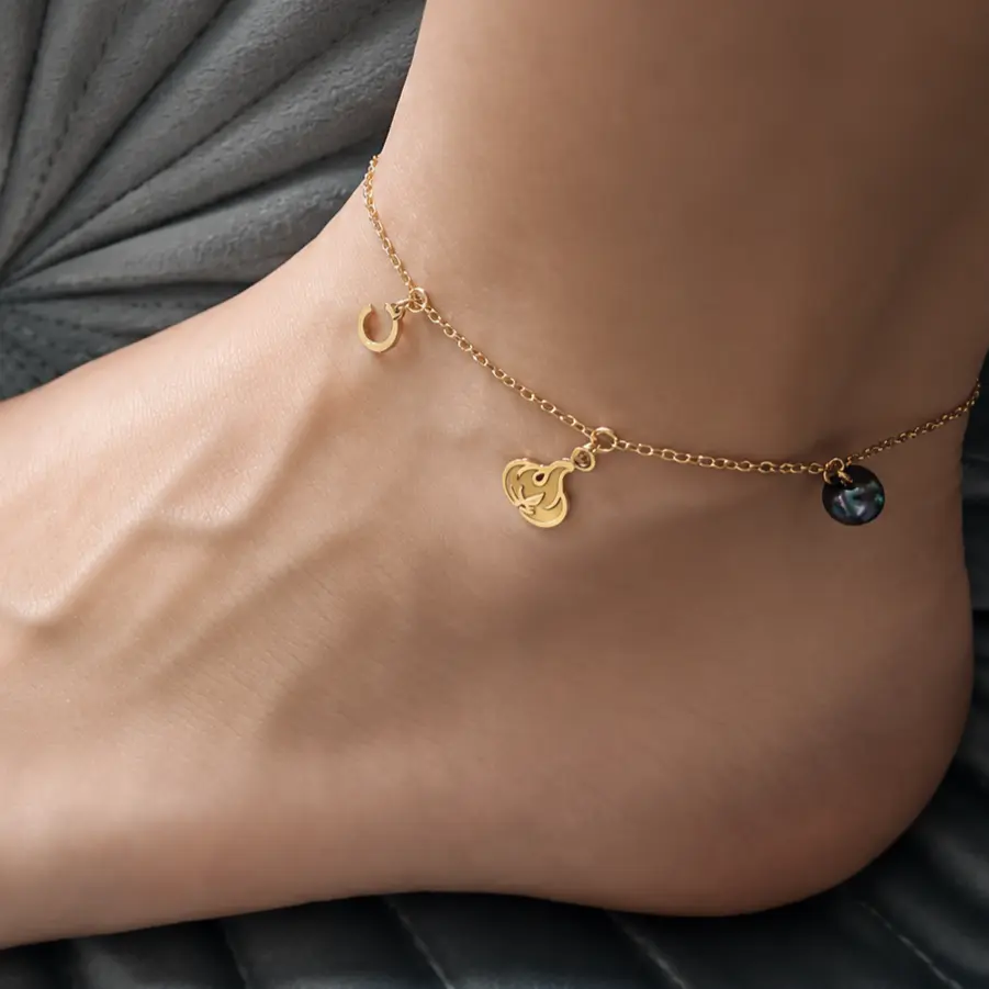 Bratara picior din argint personalizata [3]