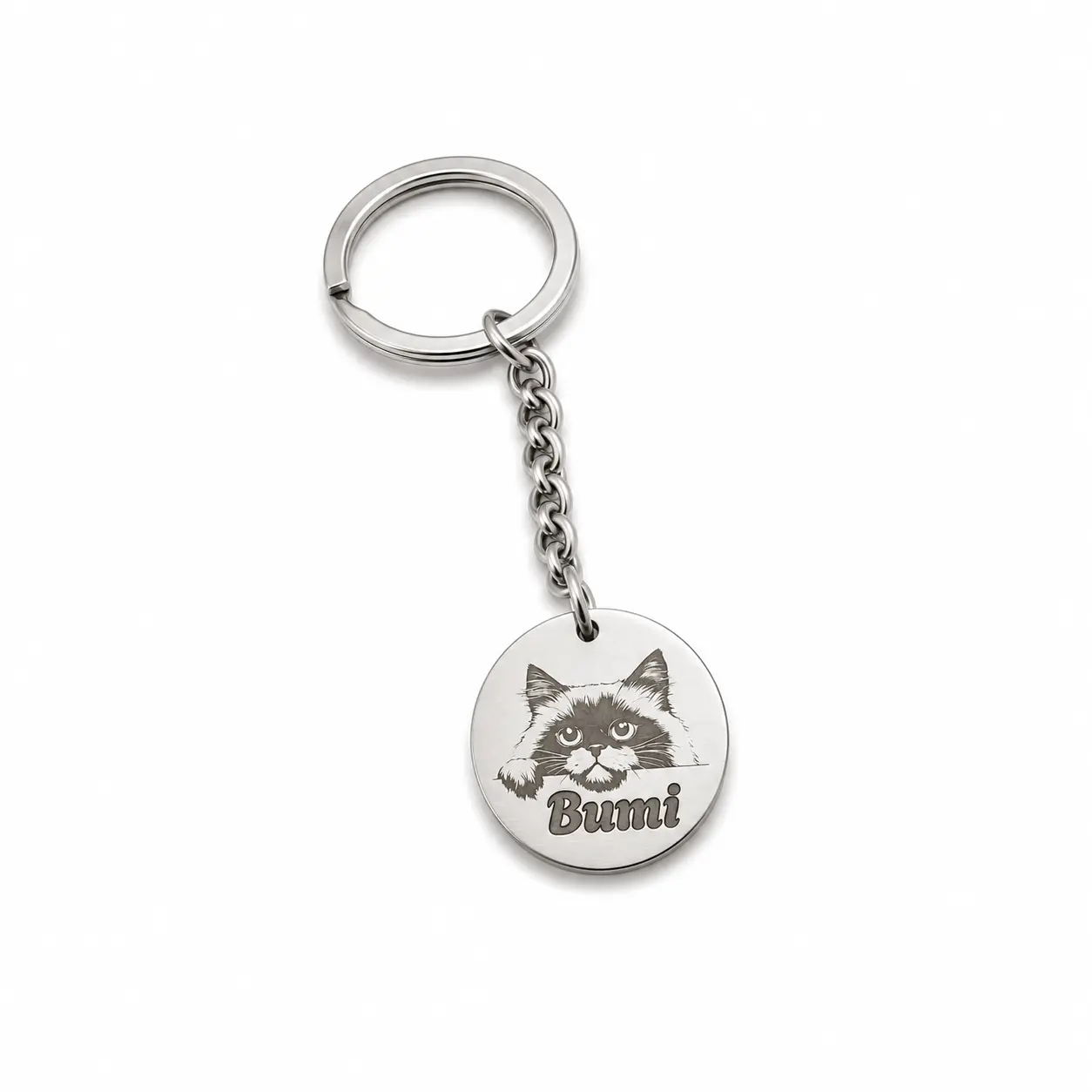 Pandantiv personalizat din inox, fotogravura [2]