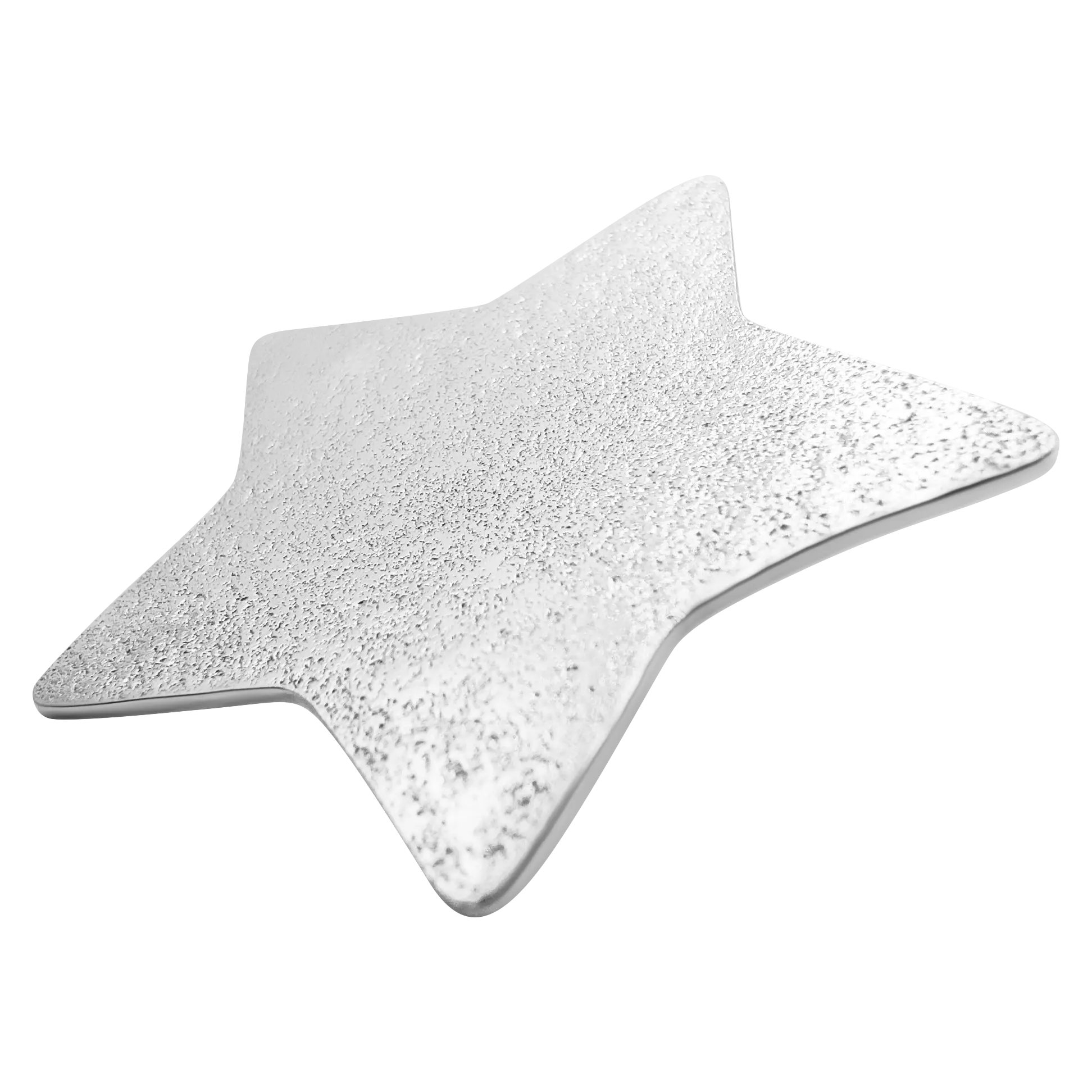 Cercei din argint cu tije, stele mari Stardust [3]