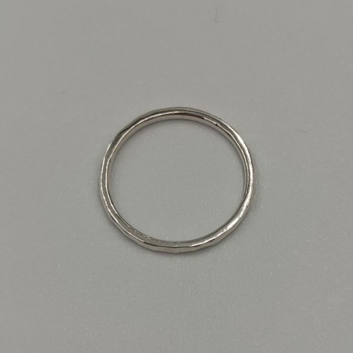 Inel subtire Lolit, texturat, argint 925, marime 54 (17.19mm) [2]