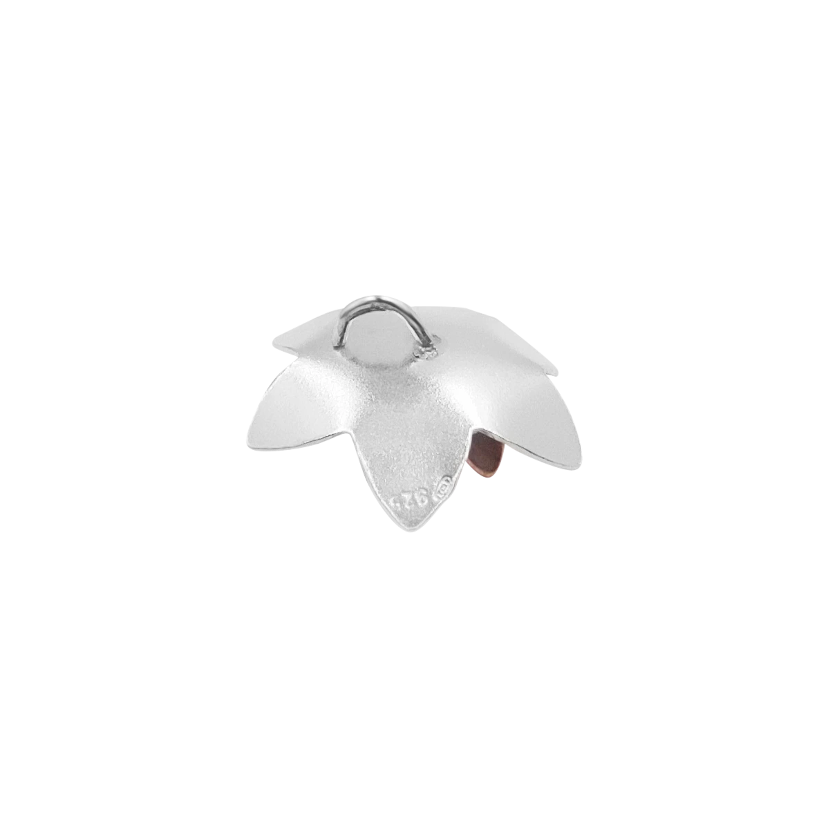 Pandantiv floare din argint si cupru [2]