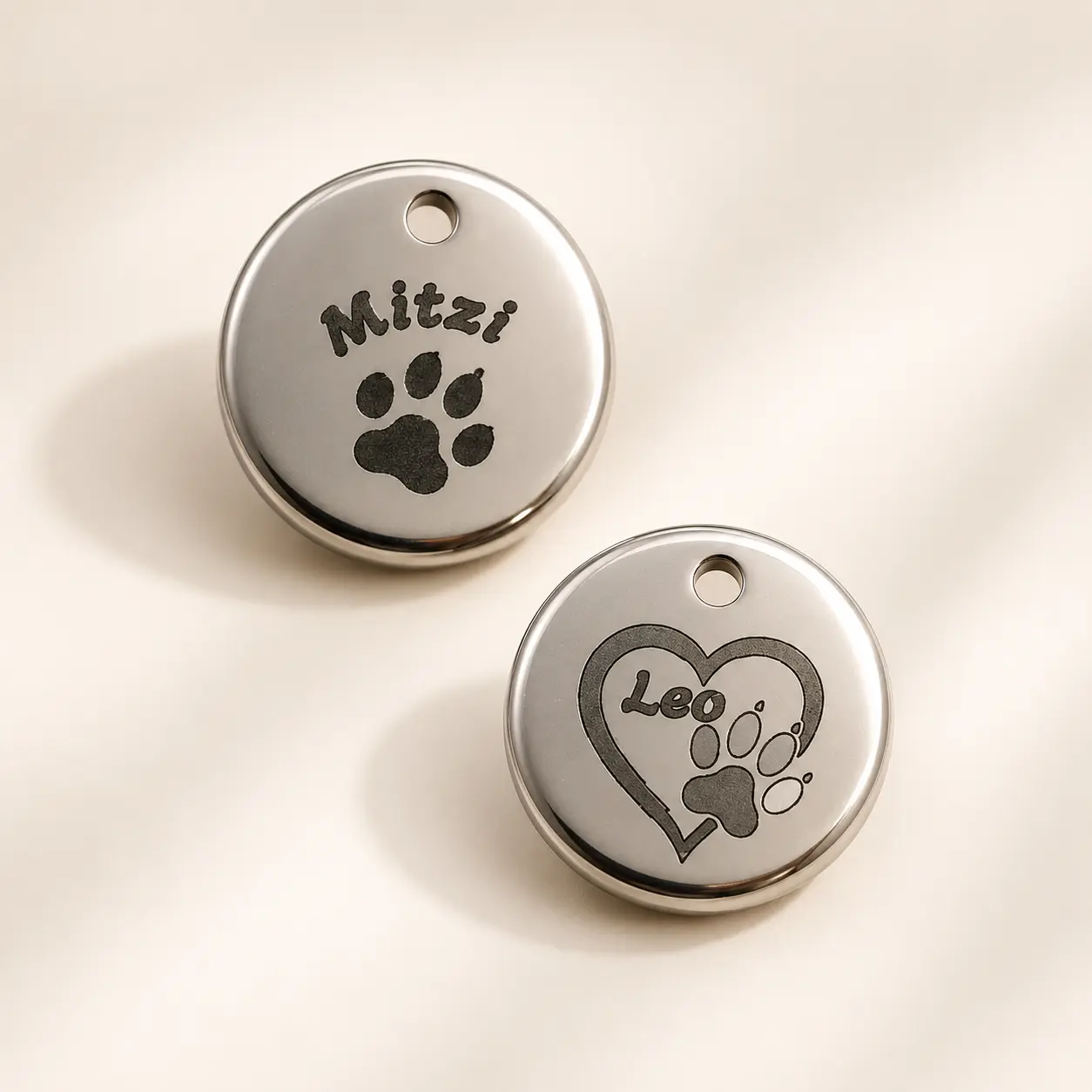 Pandantiv mini add-on, inox 1cm [3]